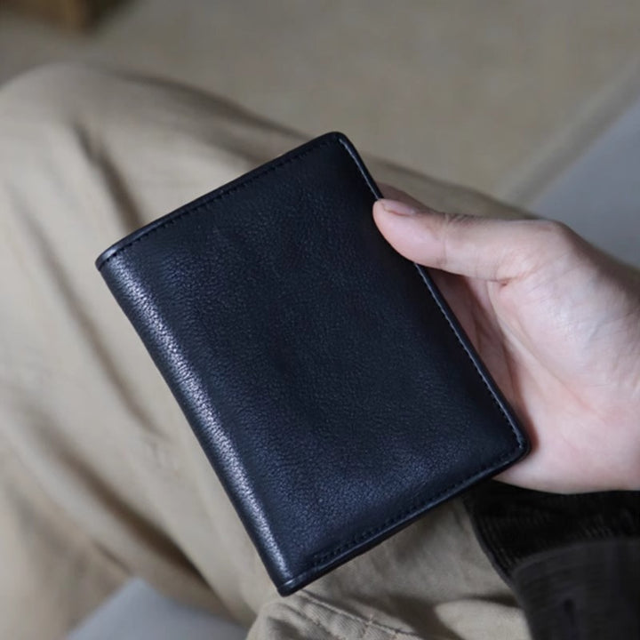 Premium Textured Leather Card Holder Stornfield