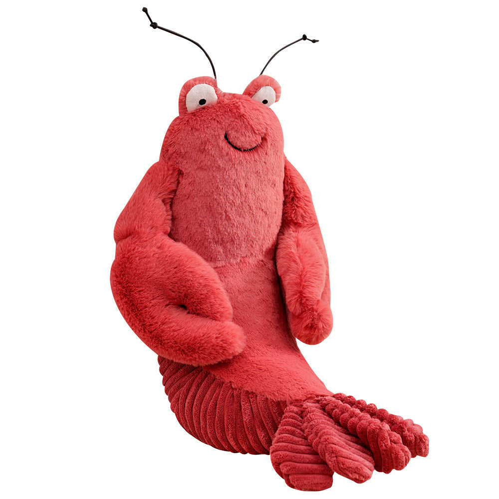 Plush Crab Crossbody Bag with Soft Faux Fur and Adjustable Drawstring Strap Stornfield