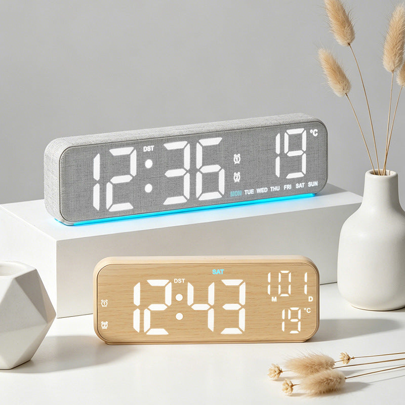 Digital Multifunction Alarm Clock with Temperature and Date Display Stornfield