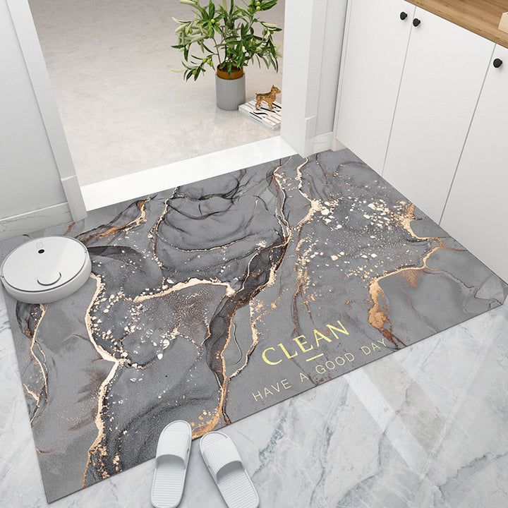 Elegant Abstract Design Floor Mat