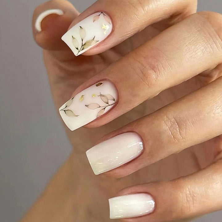Botanical Press-On Nail Art Stornfield