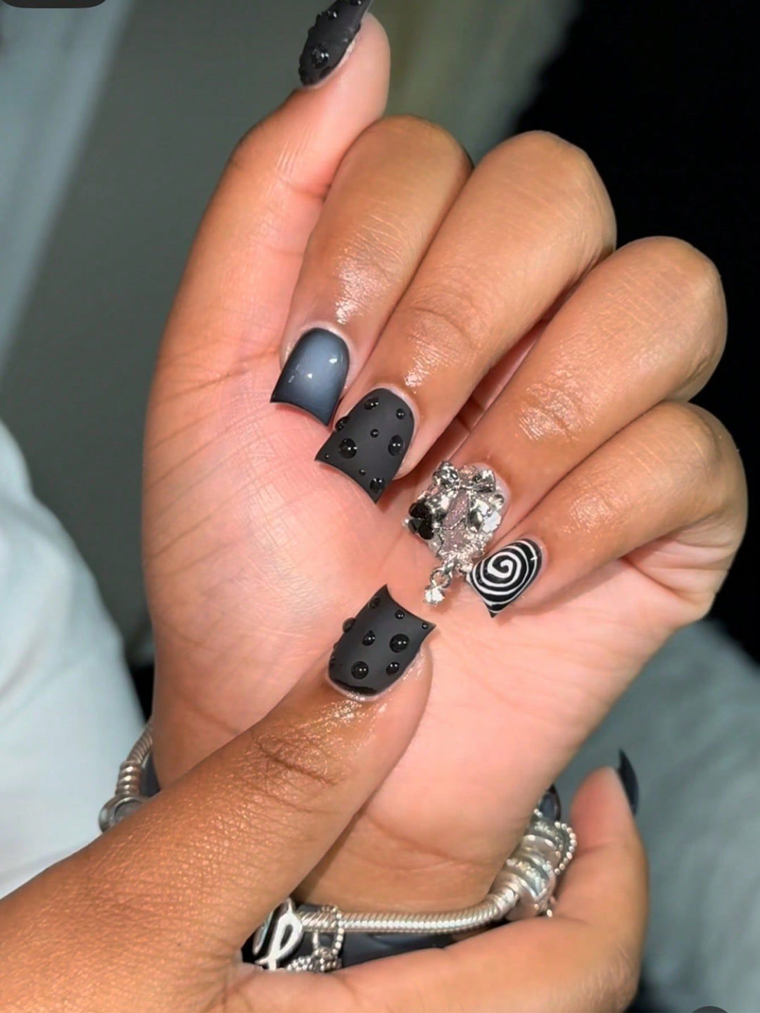Artistic 3D Textured Nail Design Stornfield