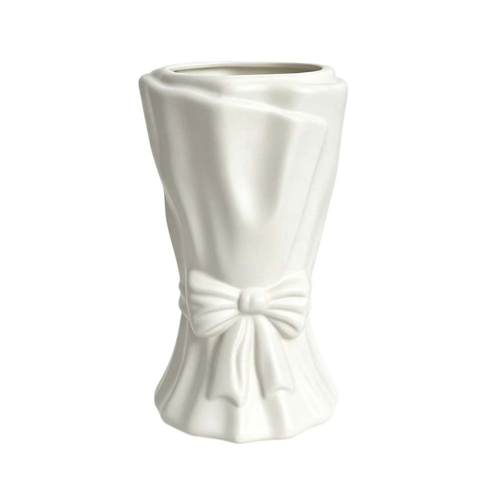 Elegant Bow-Detail Decorative Vase Stornfeild
