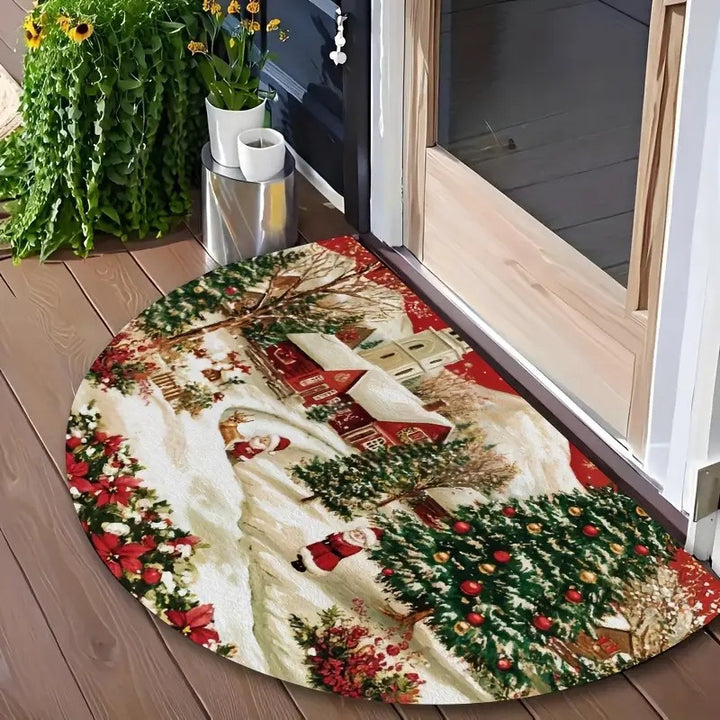 Holiday-Themed Decorative Floor Mat Stornfield