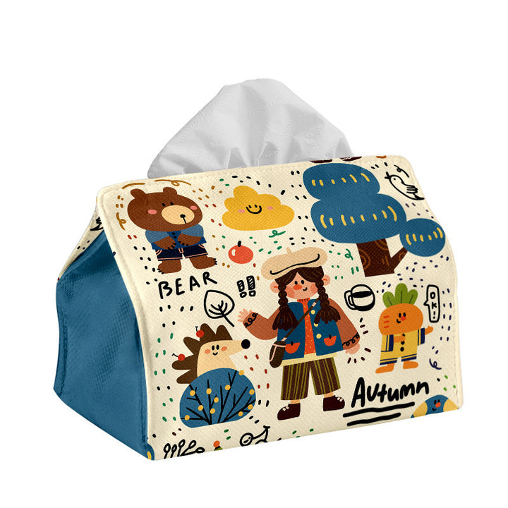 Decorative Cartoon-Themed Tissue Box Cover Stornfield