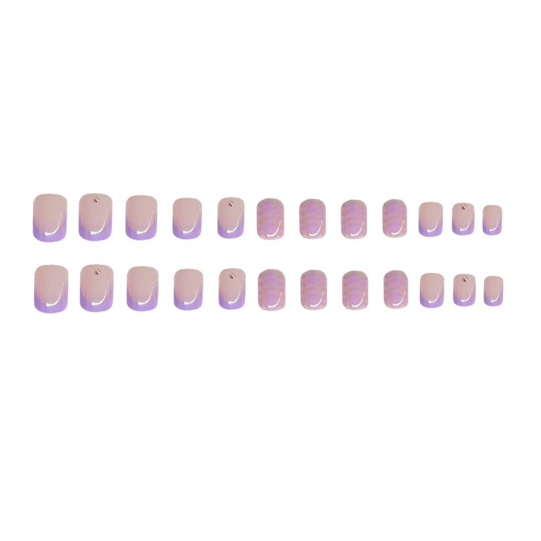 Patterned Press-On Nail Art Stornfield