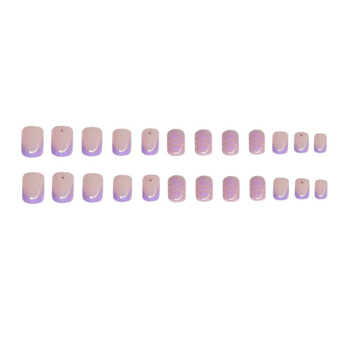 Patterned Press-On Nail Art Stornfield