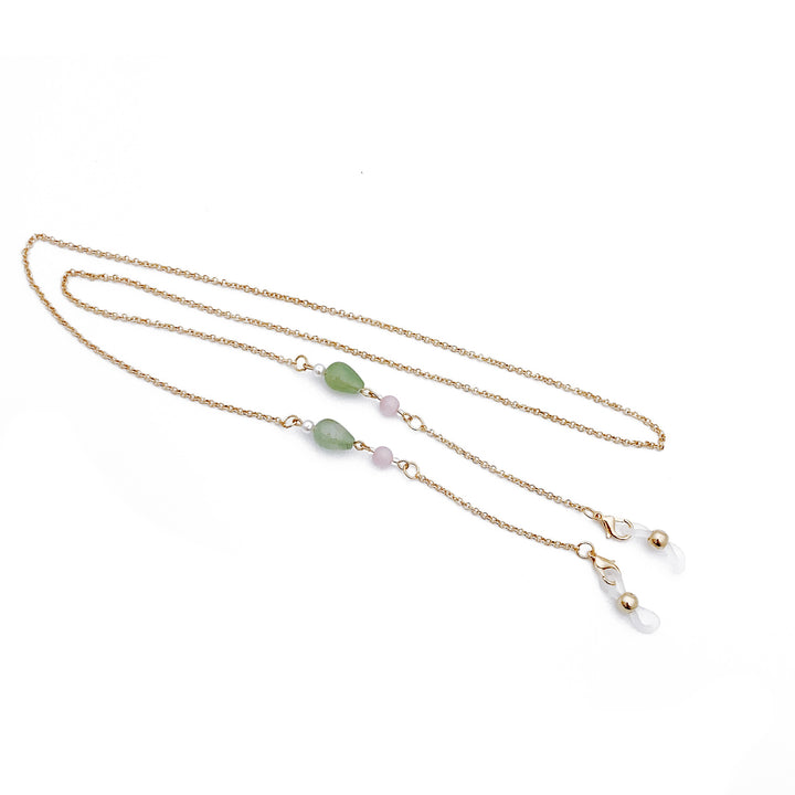 Fashionable necklace with elegant stone pendants Stornfield