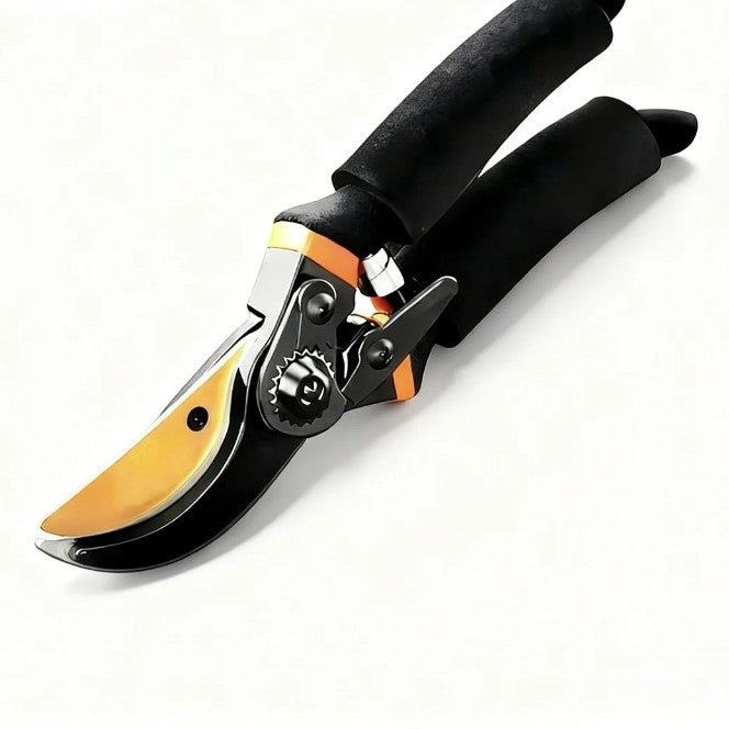 Ergonomic bypass pruning shears with cushioned non-slip handles Stornfield