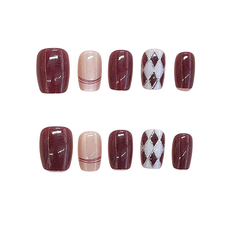 Artistic Press-On Nail Set Stornfield