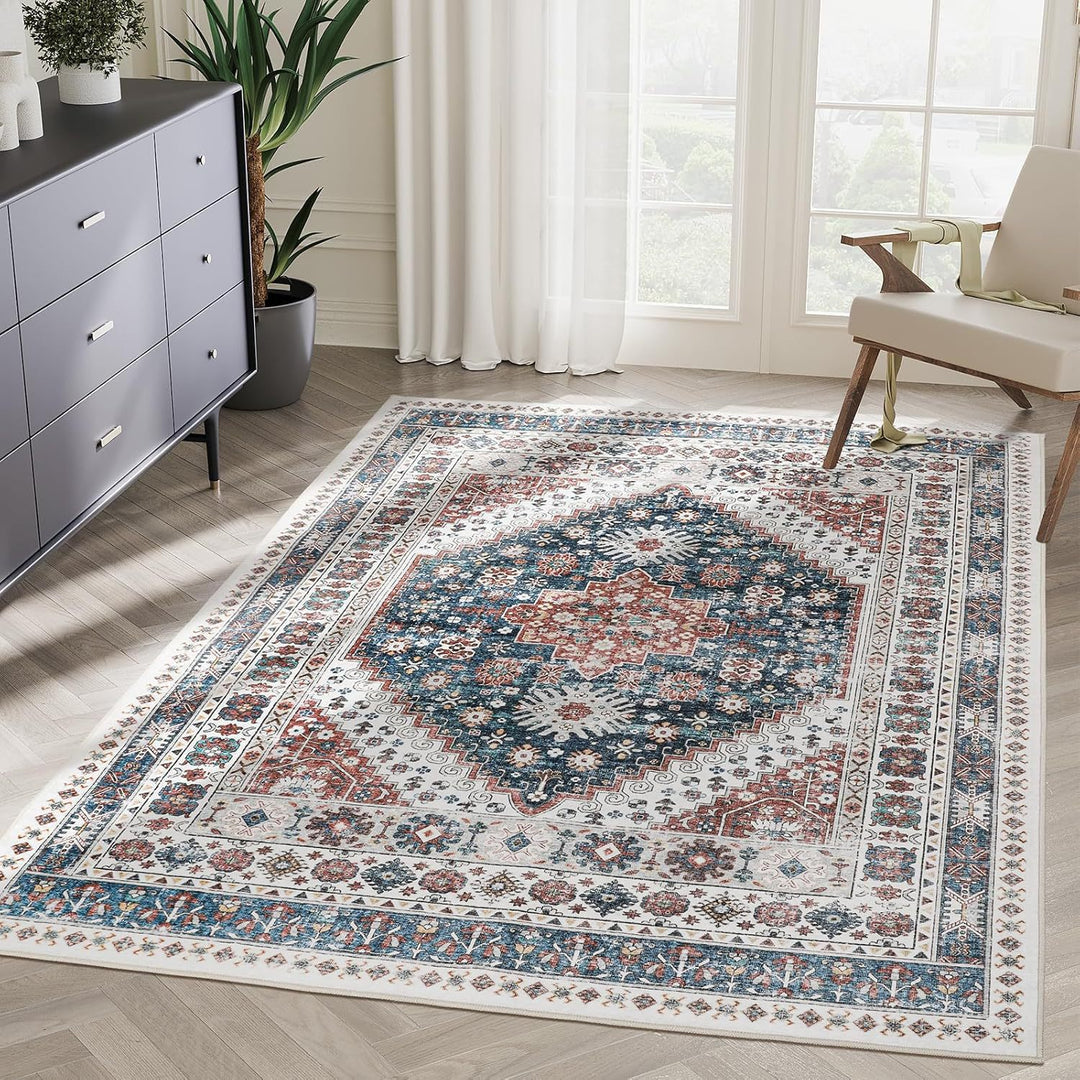 Floral Pattern Area Rug