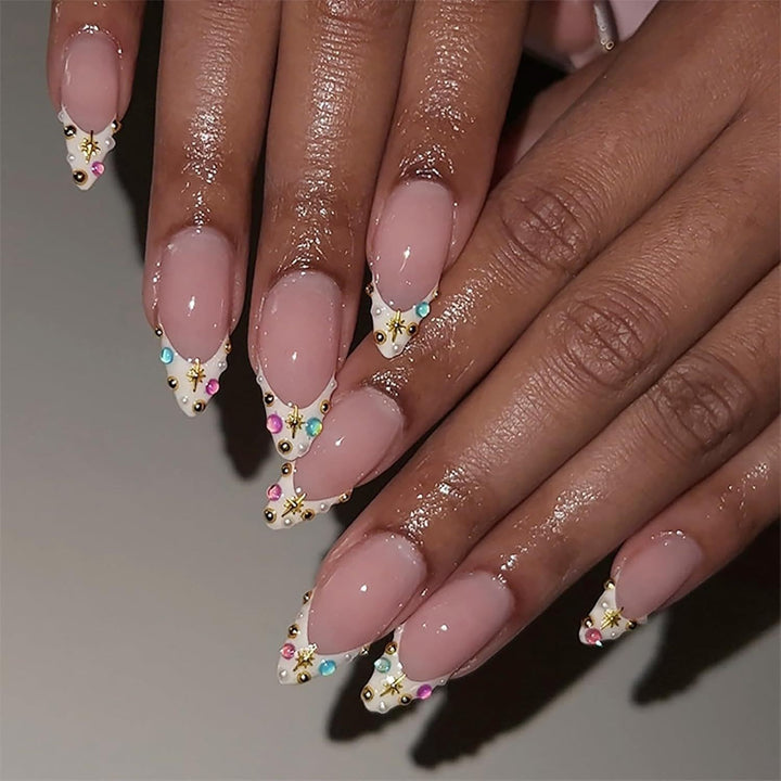 Decorative Press-On Nail Art Set Stornfield