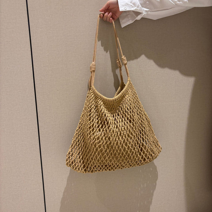 Hand-knotted shopping net bag Stornfield