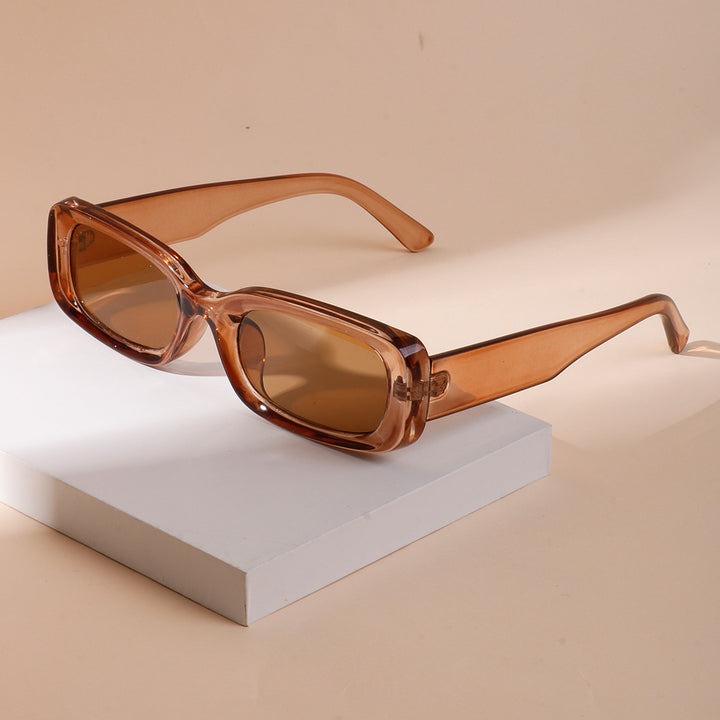 Ladies fashionable sunglasses in retro style with wide frame Stornfield