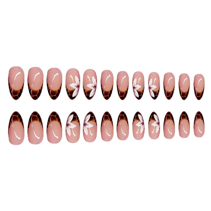 Artistic Floral Ombre Press-On Nails Stornfield