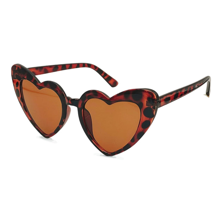 Women's Heart-Shaped Sunglasses with UV Protection and High-Quality Film Processing Stornfield
