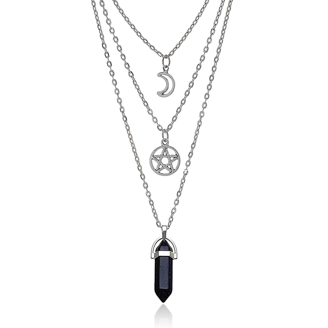 Layered Celestial Pendant Necklace Stornfield