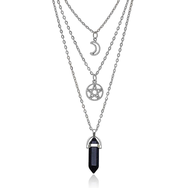 Layered Celestial Pendant Necklace Stornfield
