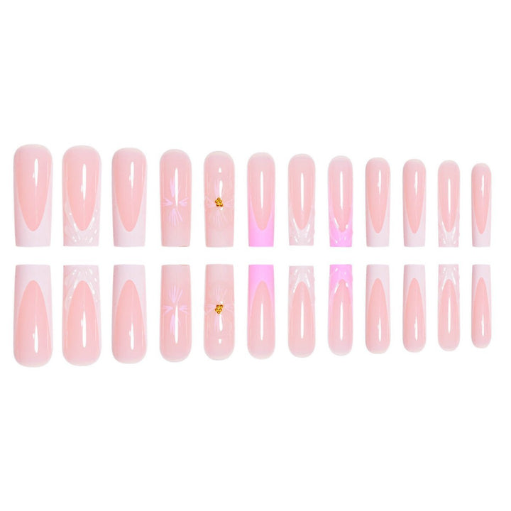 Floral-Inspired 3D Press-On Nail Art Extensions Stornfield