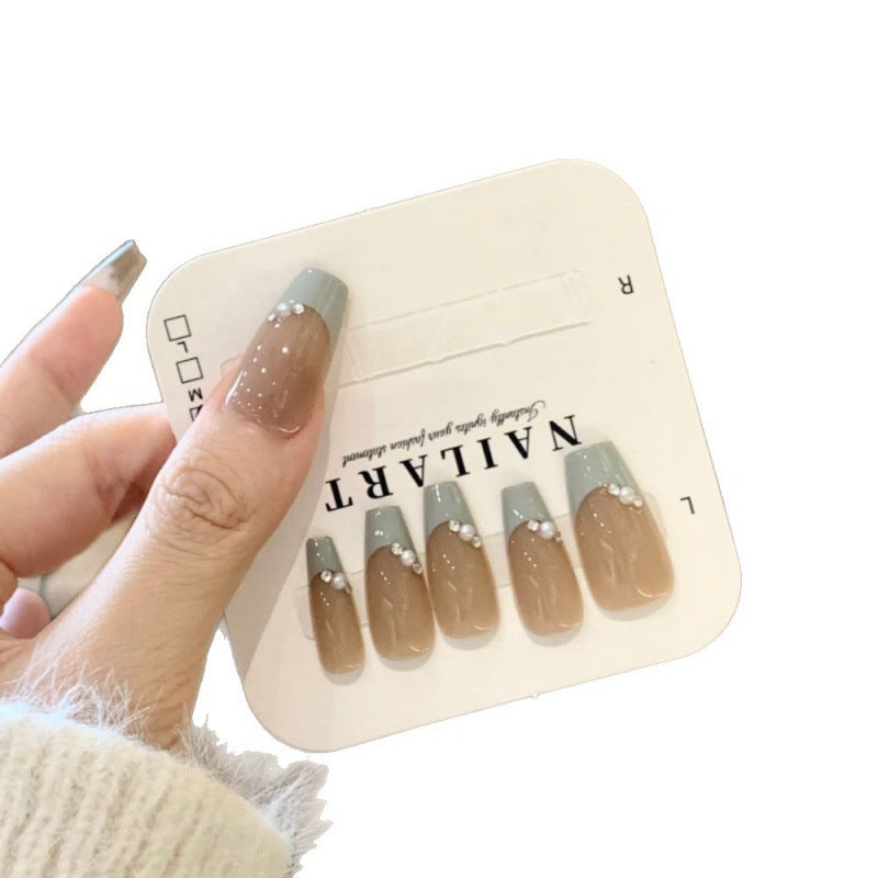 Artificial Nails Set with Glitter Design Stornfield