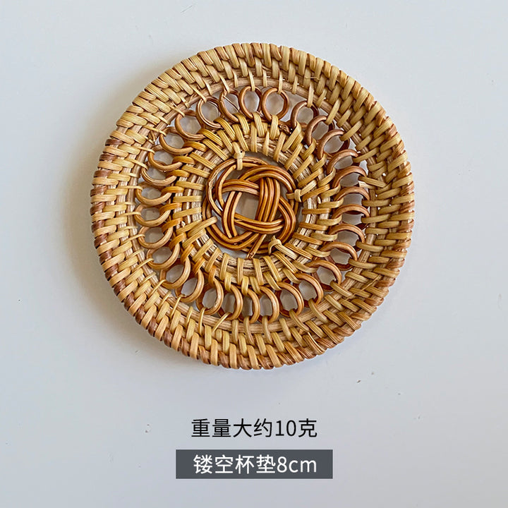 Ladies stylish handmade coaster from natural material Stornfield