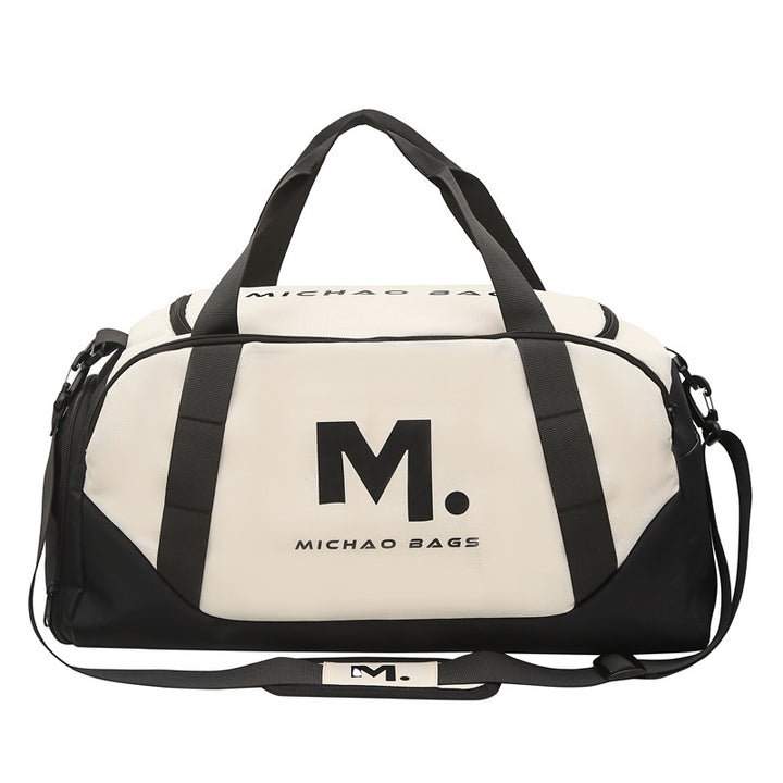 Sporty travel bag with reinforced material Stornfield