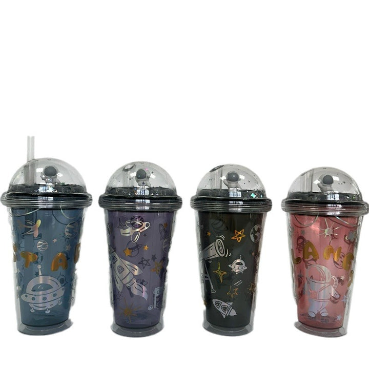 Women Insulated Water Bottle with Creative Astronaut Design Stornfield
