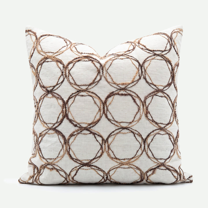 Stylish and comfy decorative pillow with multi-layered texture