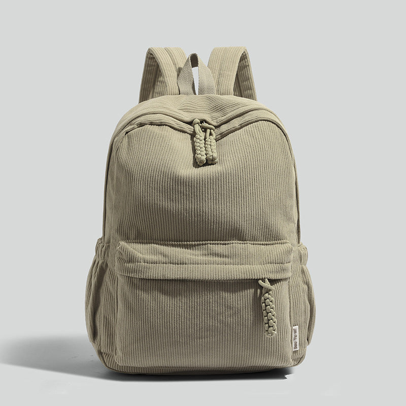 Compact Textured School Backpack Stornfield