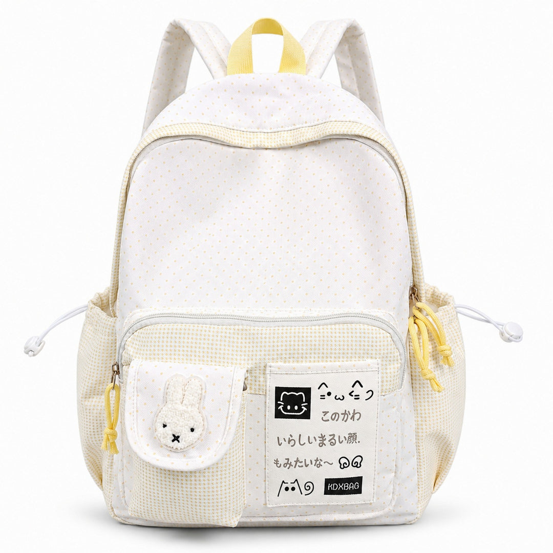 Playful Polka Dot Patterned Backpack Stornfield