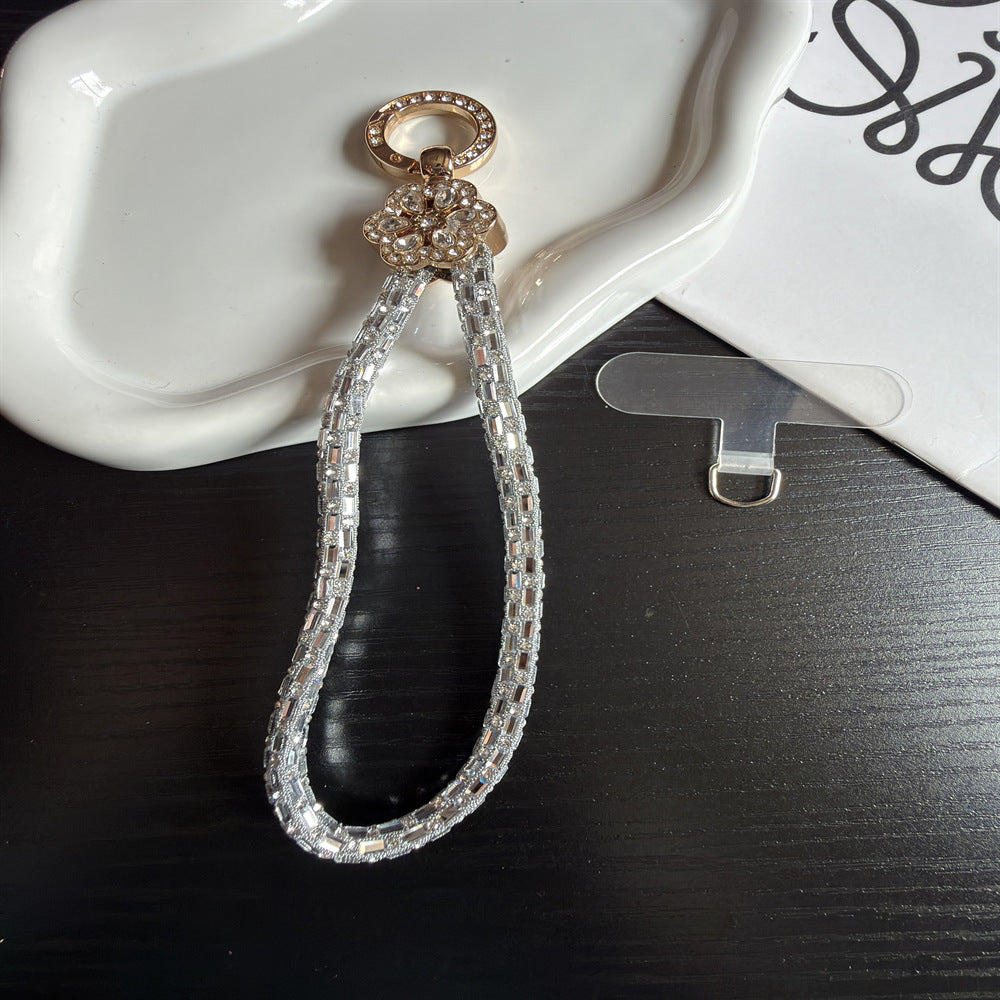 Elegant Crystal-Accented Keychain Holder Stornfield