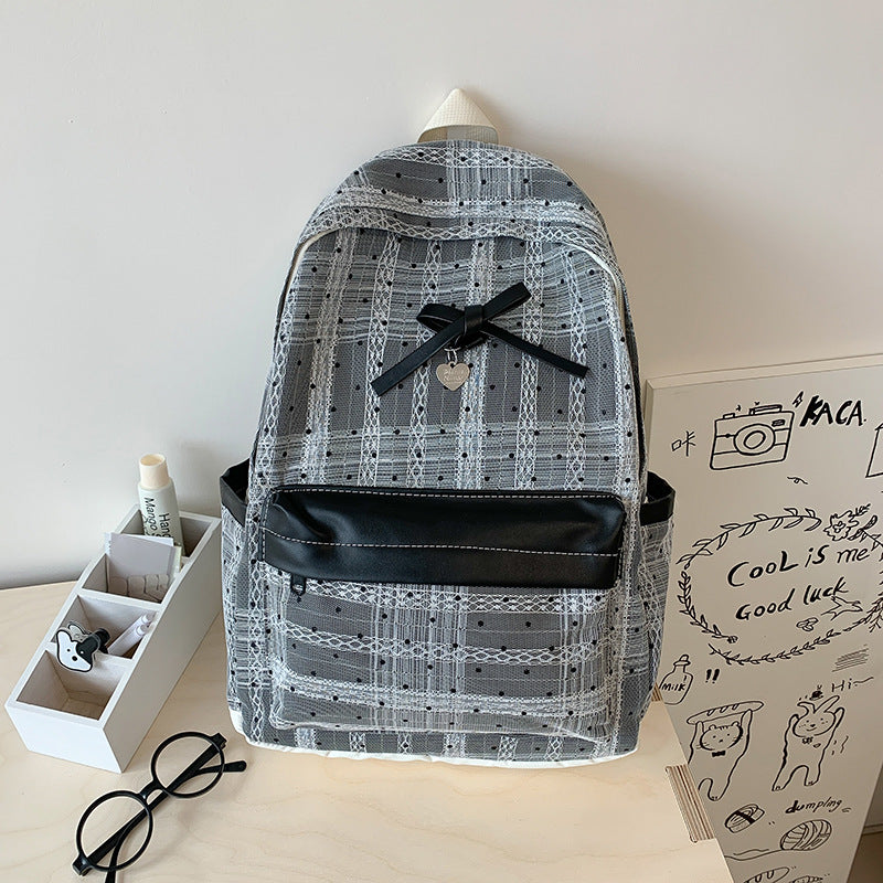 Polka Dot Patterned Mini Backpack Stornfield