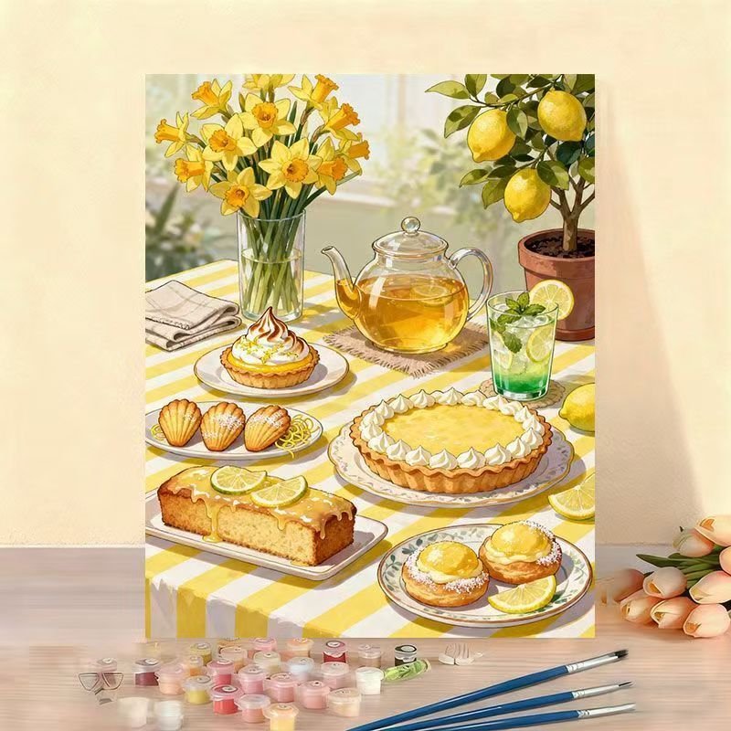 Gourmet Dessert Art Canvas Kit Stornfield