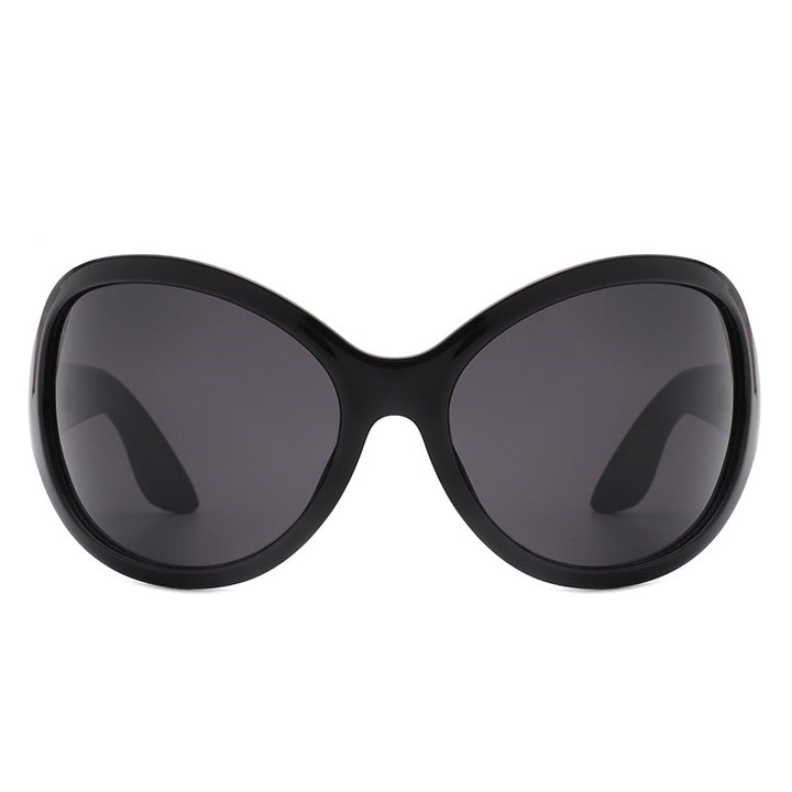 Ladies sunglasses in a stylish butterfly design with UV protection and wide frame Stornfield