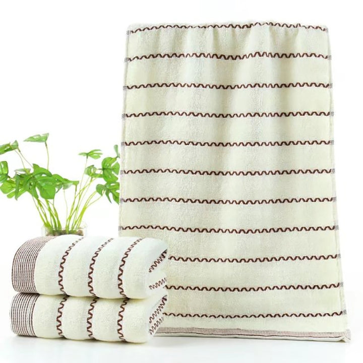 Care Towel With Stylish Stripe Pattern Stornfield
