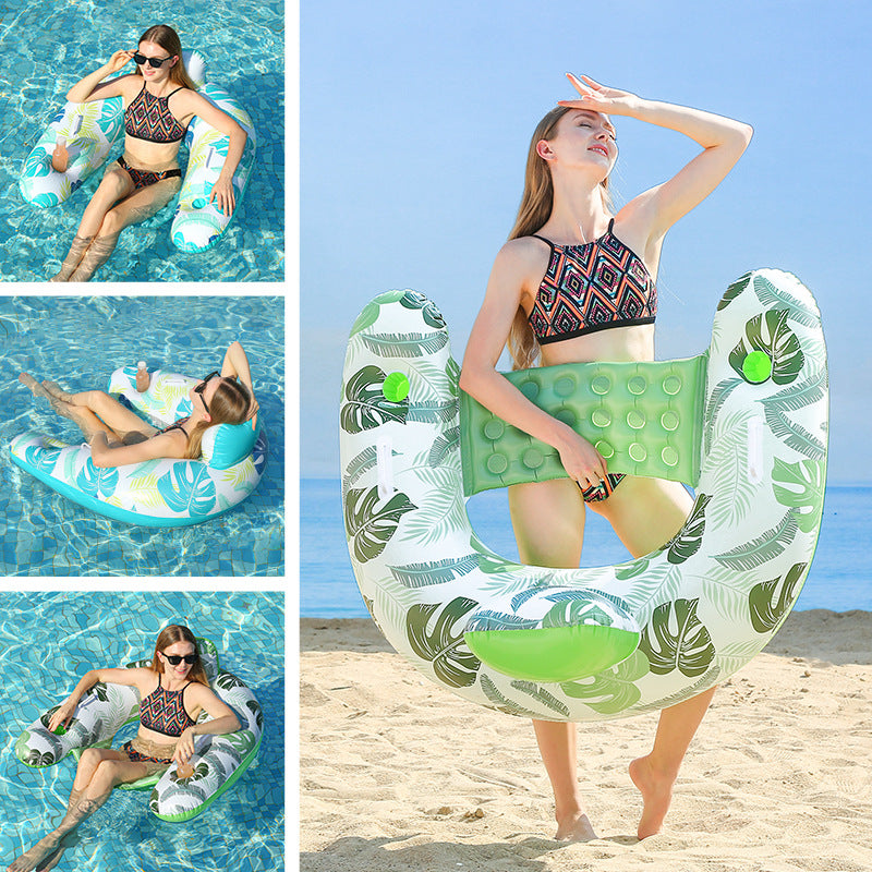 Women's Inflatable Relaxation Island with Ergonomic Headrest Design Stornfield