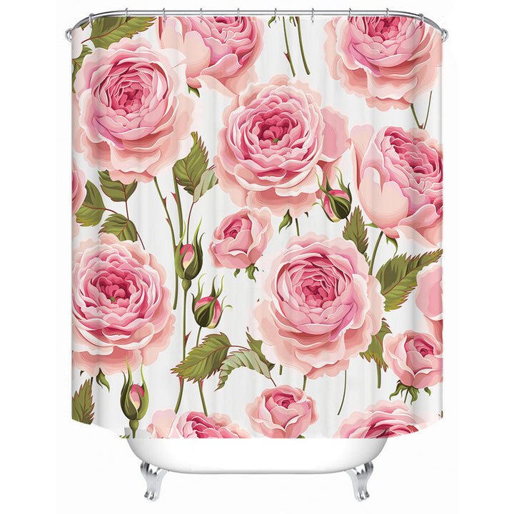 Floral Design Shower Curtain Stornfield