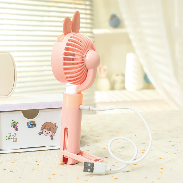 Women's Portable Bunny Design Hand Fan Stornfield