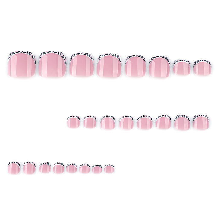 Artistic toenail design with elegant tips Stornfield