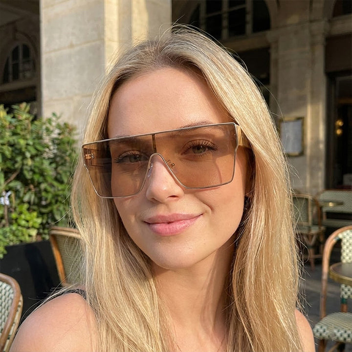 Women’s fashionable visor-like sunglasses with innovative frame Stornfield