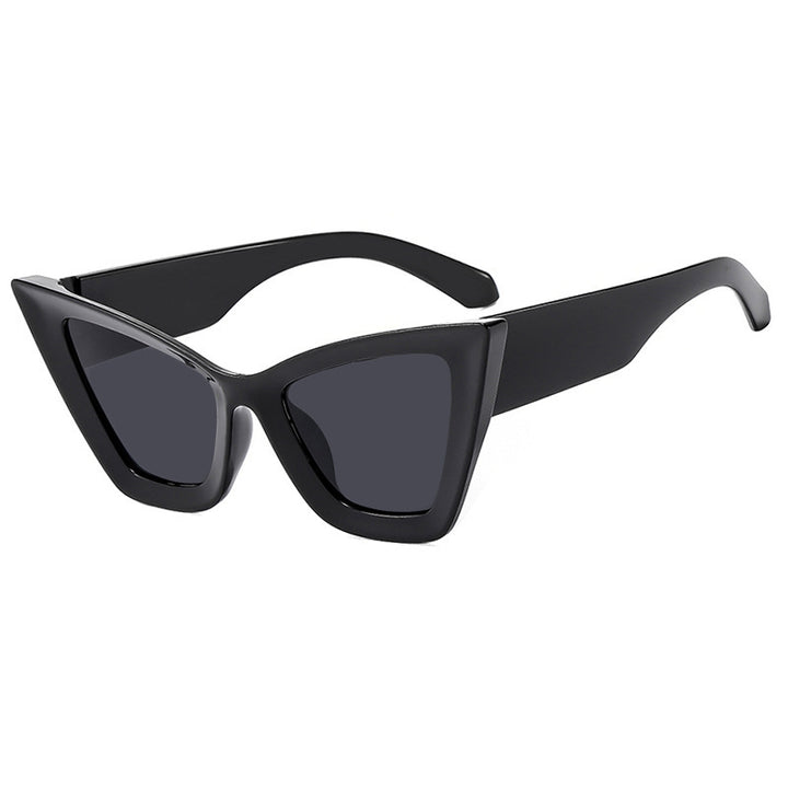 Women's Cat-Eye Sunglasses with Unique Wave Frame Stornfield