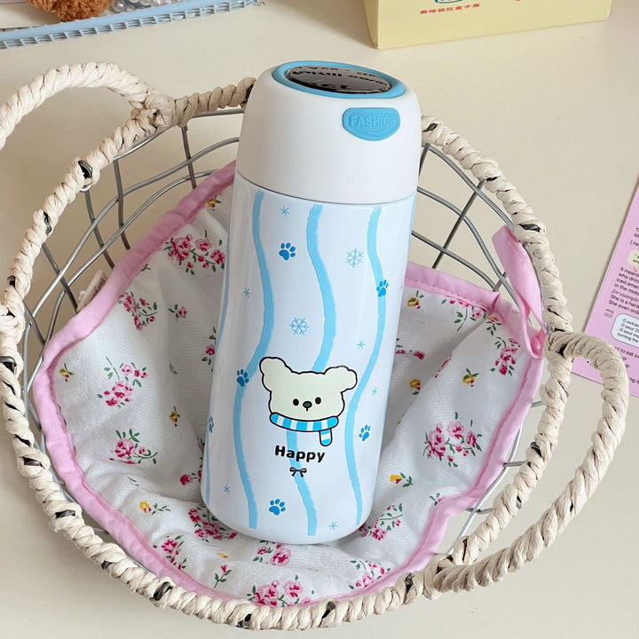 Women Insulated Water Bottle with Playful Animal Design Stornfield