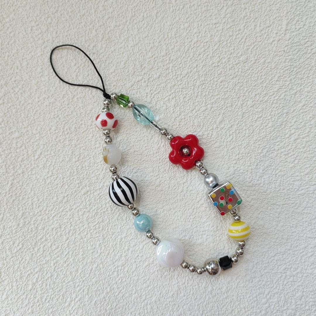 Decorative Beaded Phone Charm Stornfield 1790134835