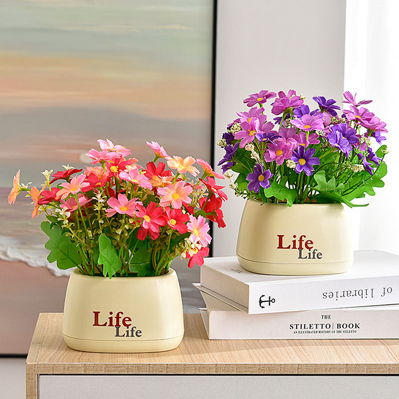 Lifelike Floral Centerpiece Arrangement