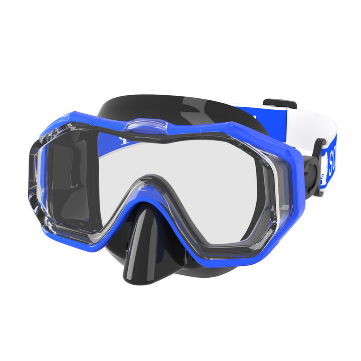 High-quality diving mask with flexible silicone rim and UV protection Stornfield