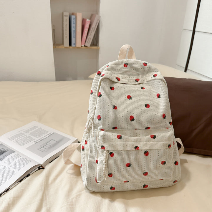 Backpack with Playful Fruit Pattern Stornfield