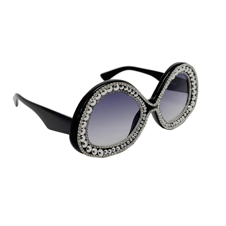 Ladies Glamorous Statement Sunglasses with Sparkling Crystal Frame Stornfield