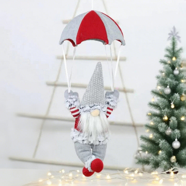 Decorative Santa Claus figure with parachute Stornfield