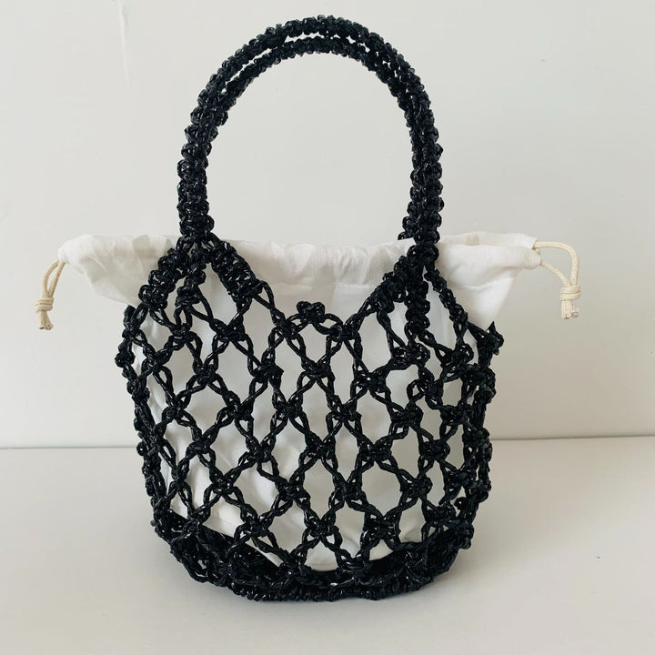Net shopping bag with interior lining Stornfield