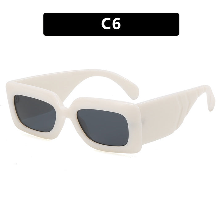 Women oversized sunglasses in fashionable snake leather look Stornfield